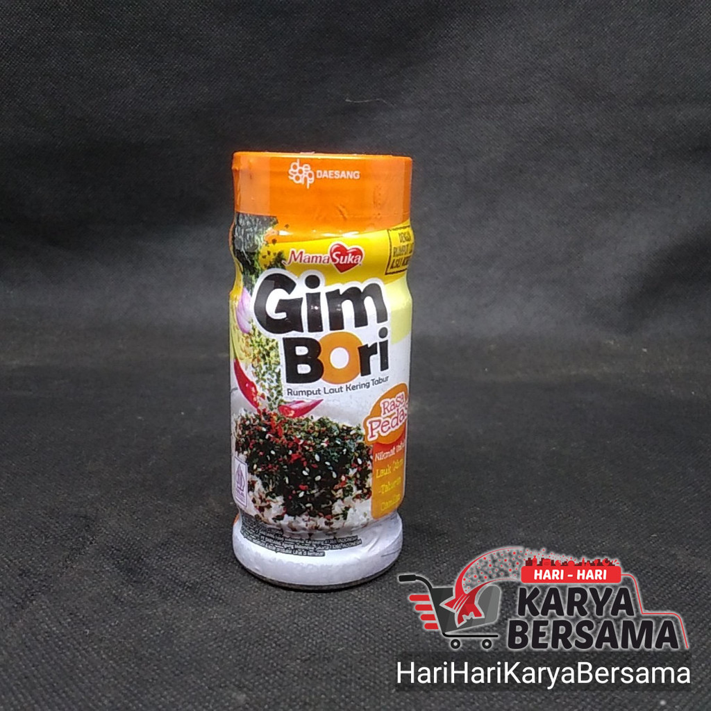 

MAMA SUKA GIM BORI RUMPUT LAUT KERING TABUR RASA PEDAS 30GR