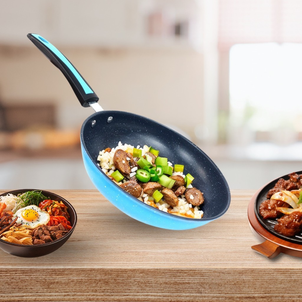 SMJ - Teflon Malberry Teflon Tumis Anti Lengket Anti Karat Bahan Stainless Steel Premium Kuat Tebal 