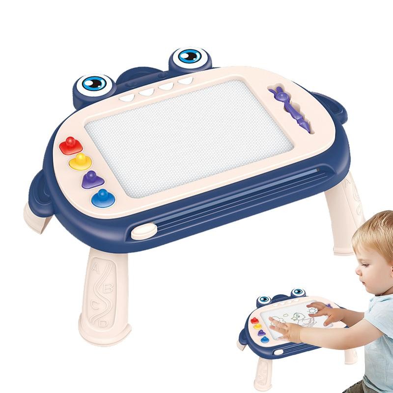 

Magnetic Drawing Pad Frog Shaped Doodle Board With Legs Writing Painting Doodle Pad Toddler Learning Toys Table Design