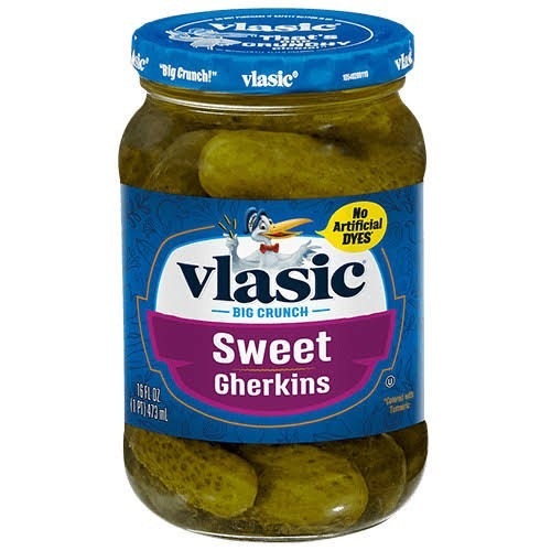 

Vlasic Big Crunch Sweet Gherkins 16 OZ | Acar Mentimun Manis