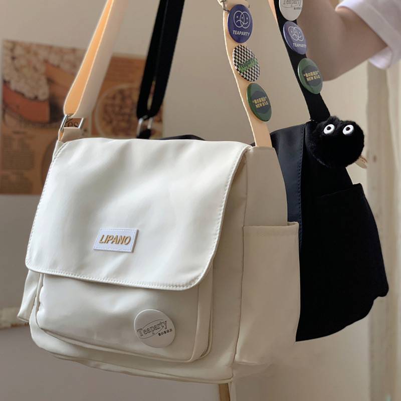 Big Sale Tas Kanvas Berkapasitas Besar Tas Wanita Kanvas Selempang Tas Wanita Murah Tas Wanita