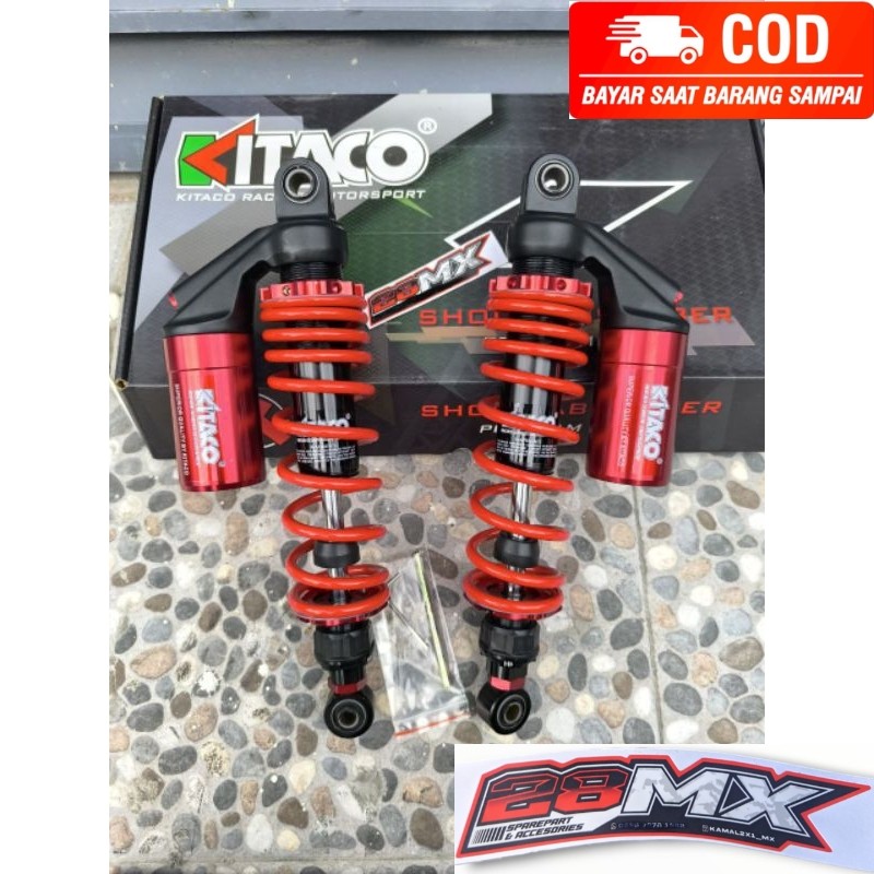 MF99 NOS SHOCK SOK KITACO 320 MM UNTUK GRAND KIRANA RXKING RXS YT115 DLL SINGEL KLIK TIPE K999 MURAH