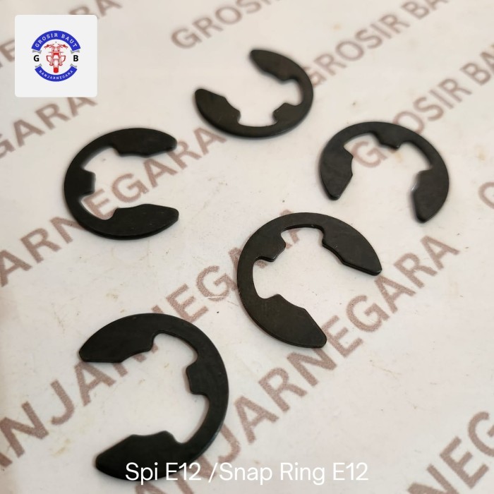 (PAket isi 15 BijiI)  Spi E12 / Snap Ring E12 / Klip E12