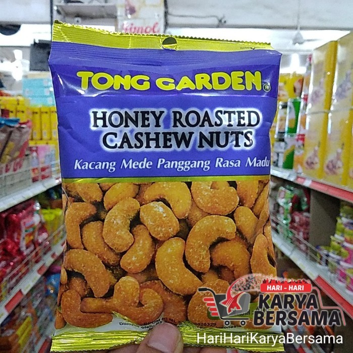

MAKANAN RINGAN KACANG TONG GARDEN HONEY ROASTED CASHEW NUTS 40GR