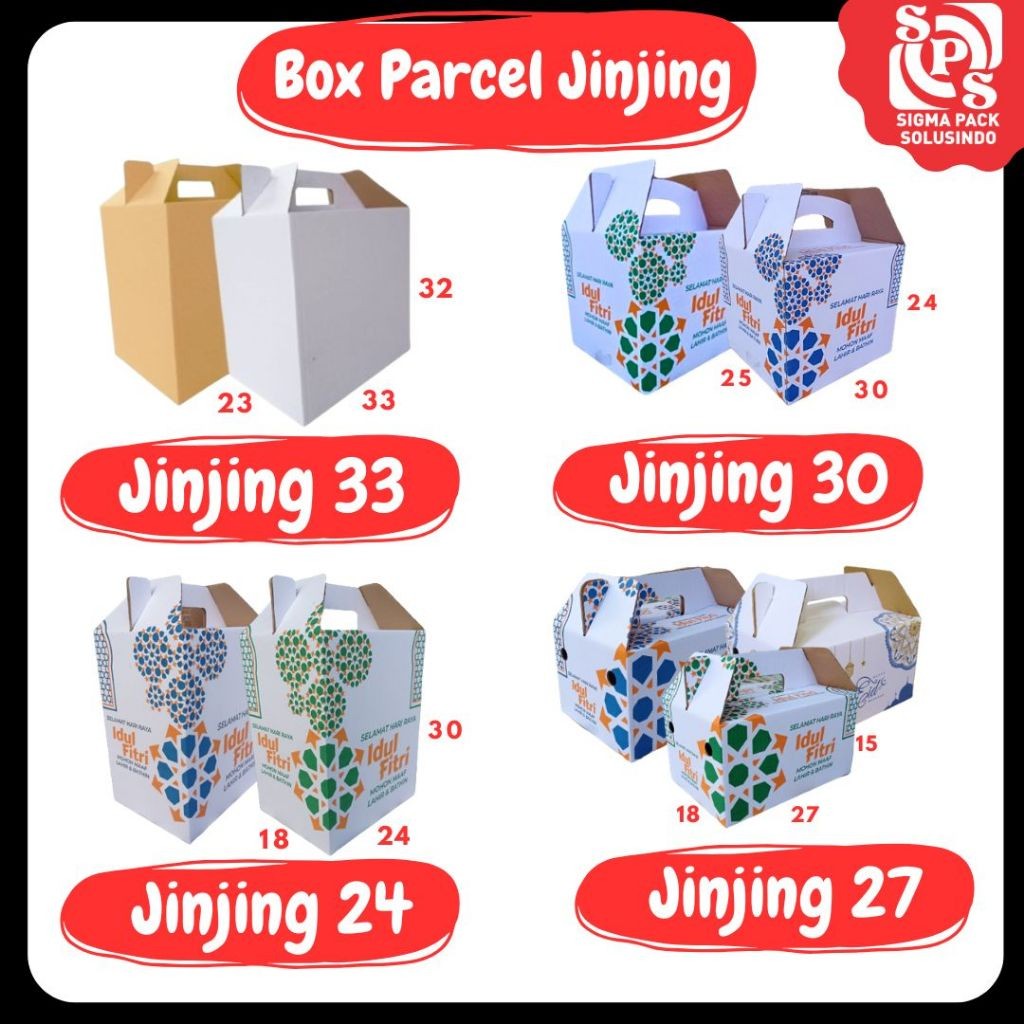 

Box Jinjing 33x23x32 / 30x25x24 / 27x18x15 / 24x18x30 Gable Box Idul fitri Hampers Bingkisan Lebaran Kardus Packing/Parcell/Lebaran/Idul Fitri/Paket/sembako/hampers/Eid Mubarak/ JInjing 24 / JInjing 27 / Jinjing 30 / Jinjing 33 VICTORY JPN