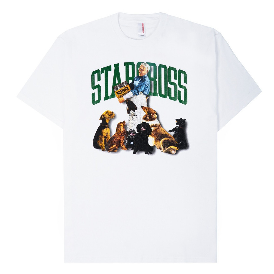 Superfashion Leisure STARCROSS Kaos Pria - DOGMAN - Putih tshirt