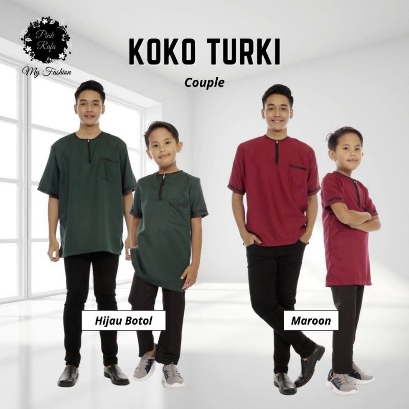 Pink Rafa - Koko turki bayi anak couple ayah