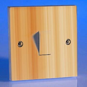 Stiker Sticker Tombol Lampu Saklar Lampu (kayu coklat )