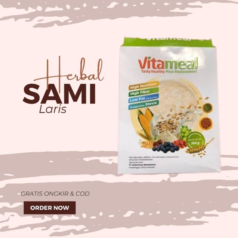 

VITAMEAL Sereal Sehat Multigrain Ampuh Bantu Turunkan Gula Darah Tinggi & Kadar Gula PastiOri