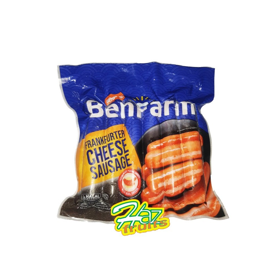 

Frankfurter Cheese Sausage Benfarm | Sosis Frankfurter Keju 300 Gram