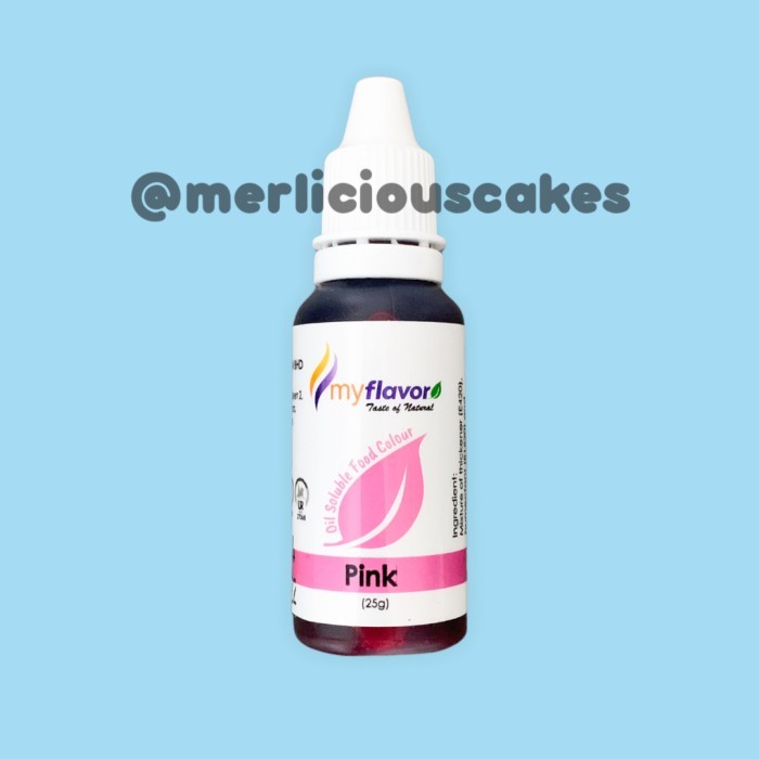 

STOCK BARU!!! Pink Oil My Flavor Food Colour Pewarna Makanan Buttercream