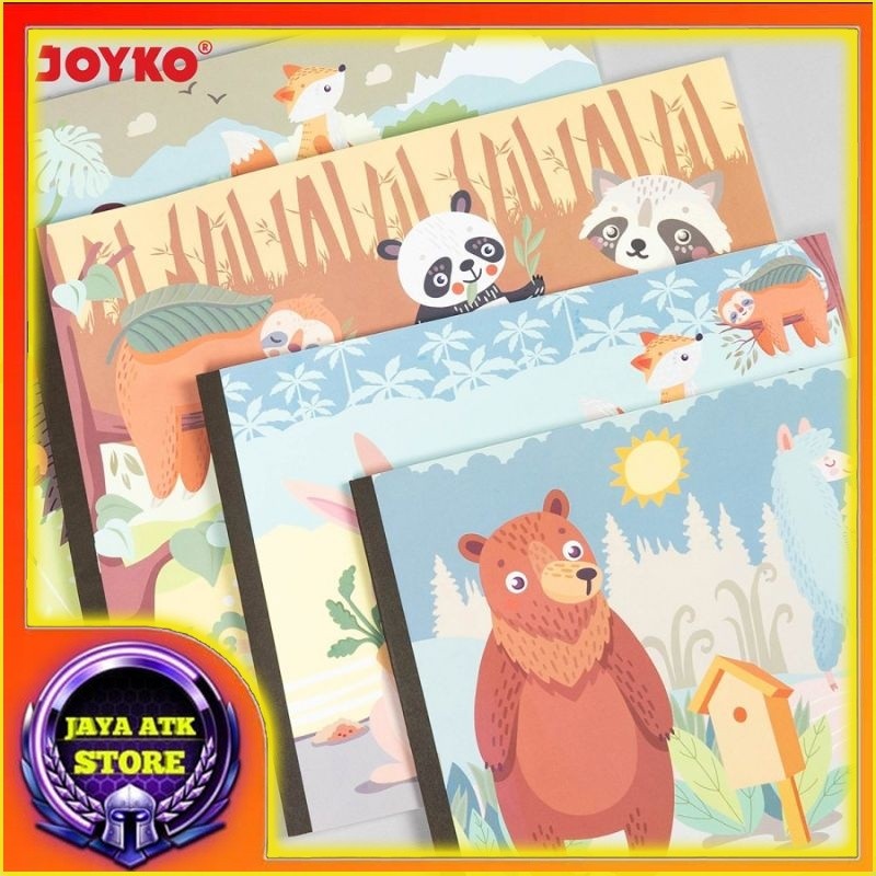 

Drawing Book JOYKO DRBK-1B5 ~ 2A4 - DRBK-1B5 Buku Gambar Motif Hewan Isi 20 Lembar