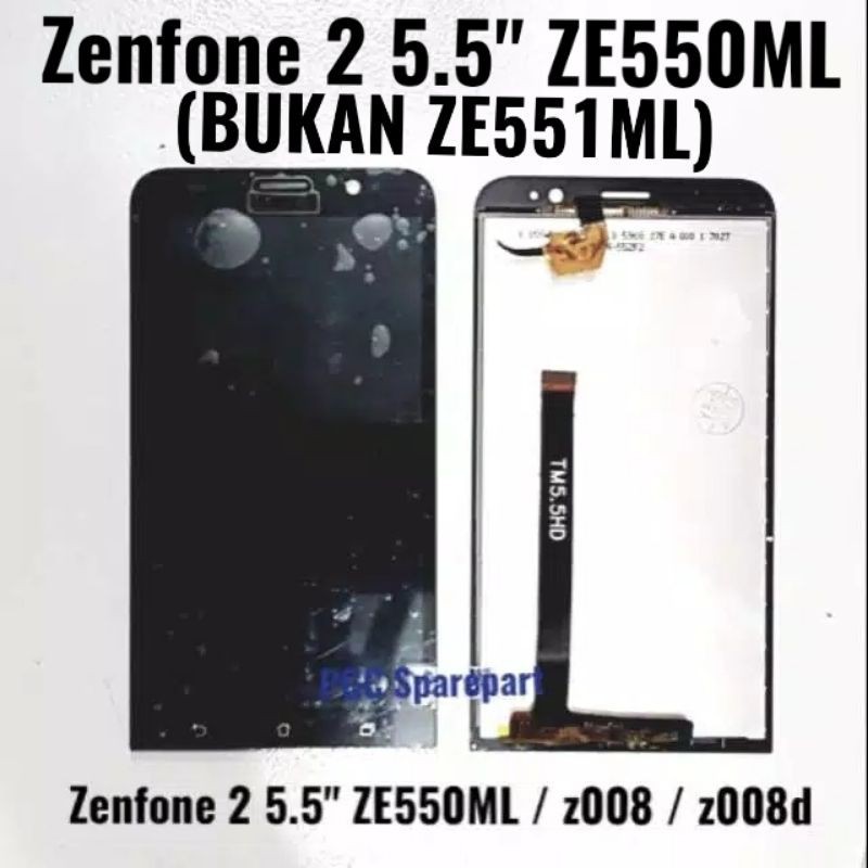 LCD Touchscreen Fullset Original OEM Asus Zenfone 2 5.5" ZE550ML Z008 Z008D