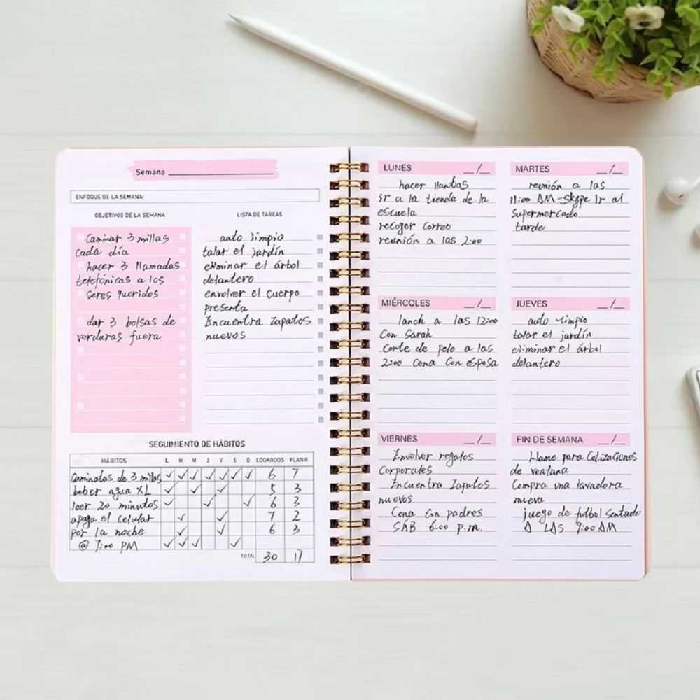 

QNSHP JADATE Buku Catatan Mingguan Weekly Planner Note 52 Sheets - Q046