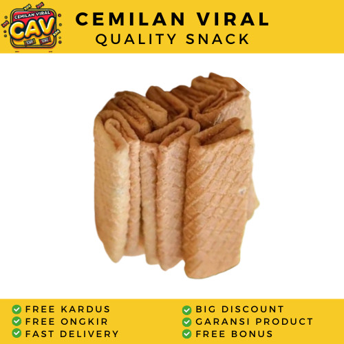 CAV KUE SEMPRONG DOMPET 1KG Kue Semprong Kekinian Kue Semprong Kiloan Semprong Lipat Semprong Wijen