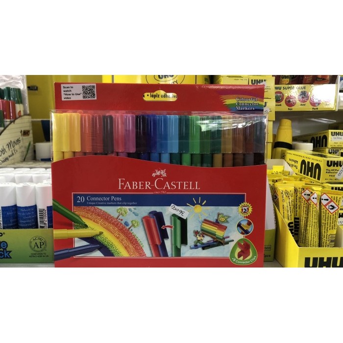 

[New Arrival] Spidol Connector Pen isi 20 Faber Castell