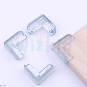 Pelindung sudut meja Pelindung Karet Pelindung Siku Meja Silicone Pengaman Sudut Meja Model L