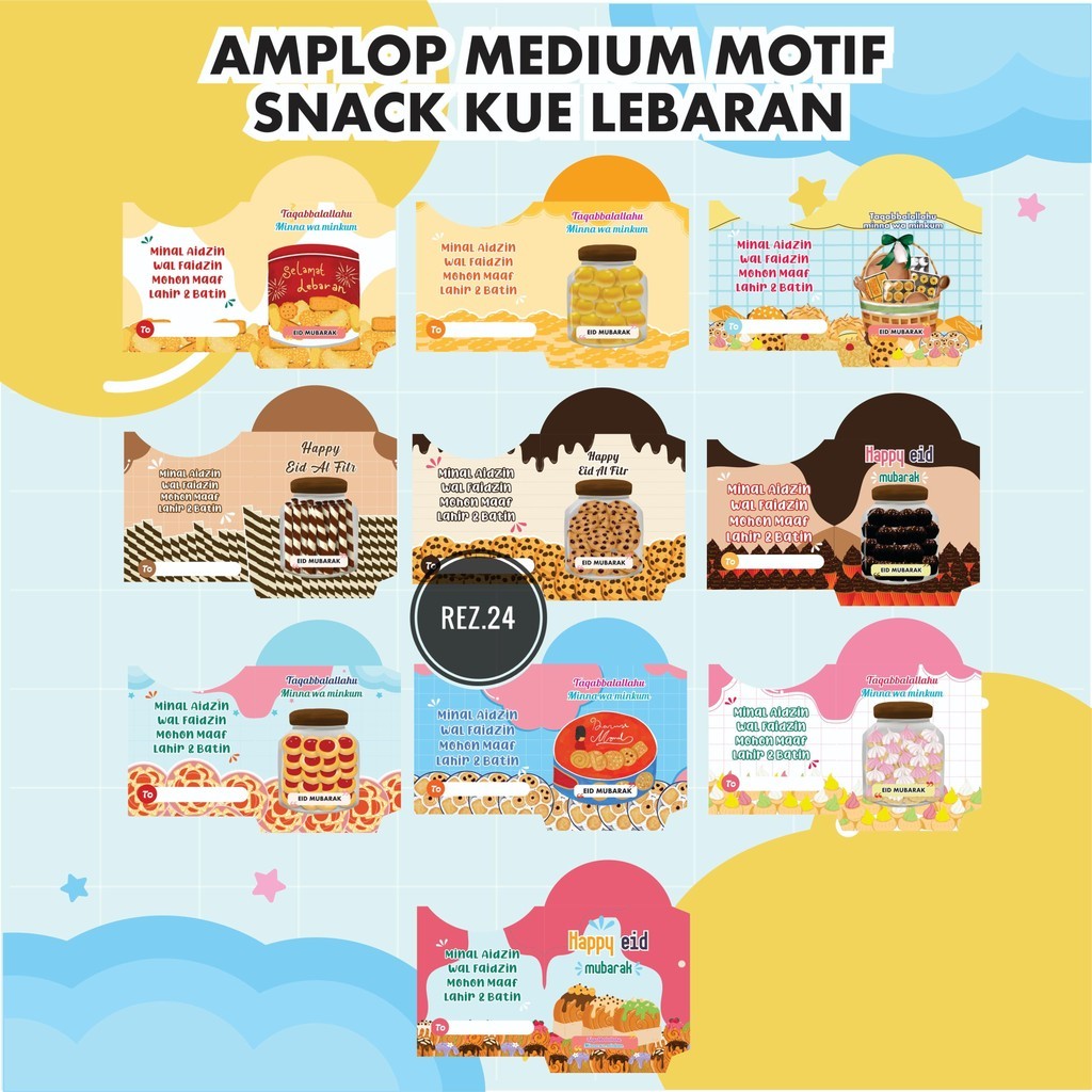 

Paket 50 PCS Amplop Lebaran 2025 | Amplop Motif Lucu
