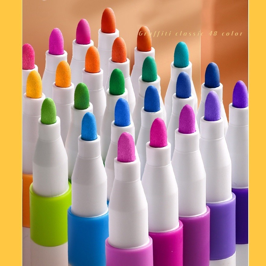 

D3W! Pen Akrilik Marker Warna Cepat Kering Tahan Air / Spidol Marker Acrylic Painter / Menggambar