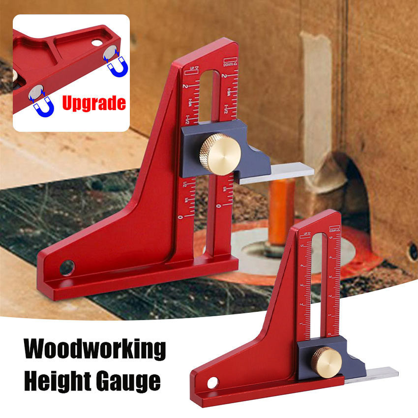 Height Gauge Mata Router Bit Kayu Multifungsi Alat Ukur Tinggi