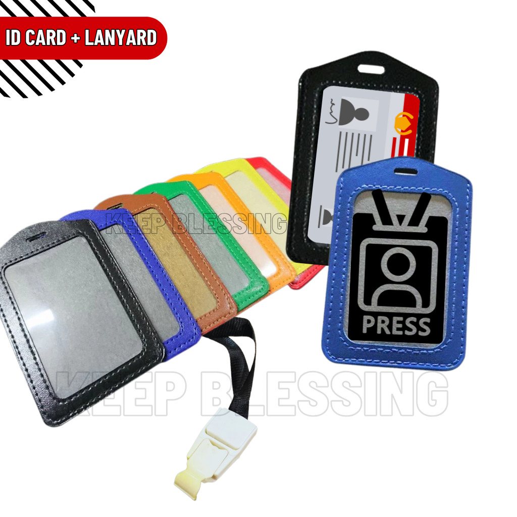 

Id Card Set + Tali Lanyard / Semi Kulit / Name Tag Profesional / Cod / Duta Gemilang
