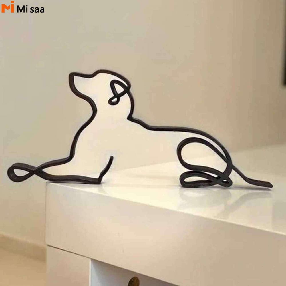 

Dog Ornaments Retro Gift Desktop Decoration Desk Office Accessories Animals Pet Dog Cats Gifts Home Decoration Dog Art Ornament