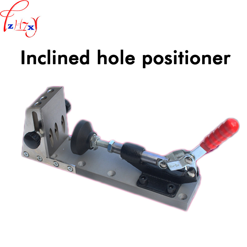 Woodworking Inclined Hole Locator Manual Inclined Hole Clamp Drill 9mm Drilling Inclined Hole Locato