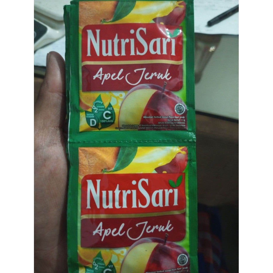 

New Item NUTRI SARI APEL JERUK SCT 11g