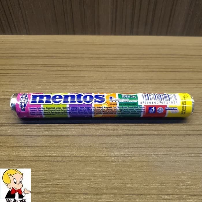 

MENTOS RAINBOW 37G PER BUNGKUS