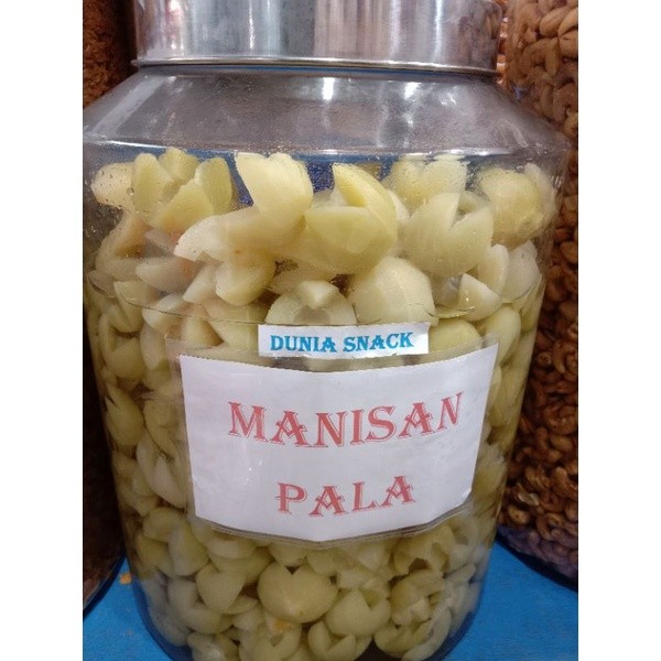 

manisan pala basah eceran per ons / 100g