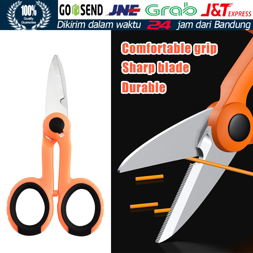 Gunting Tali Pancing Multifungsi / Alat Potong Tali Pancing Stainless Steel untuk Aktivitas Outdoor,