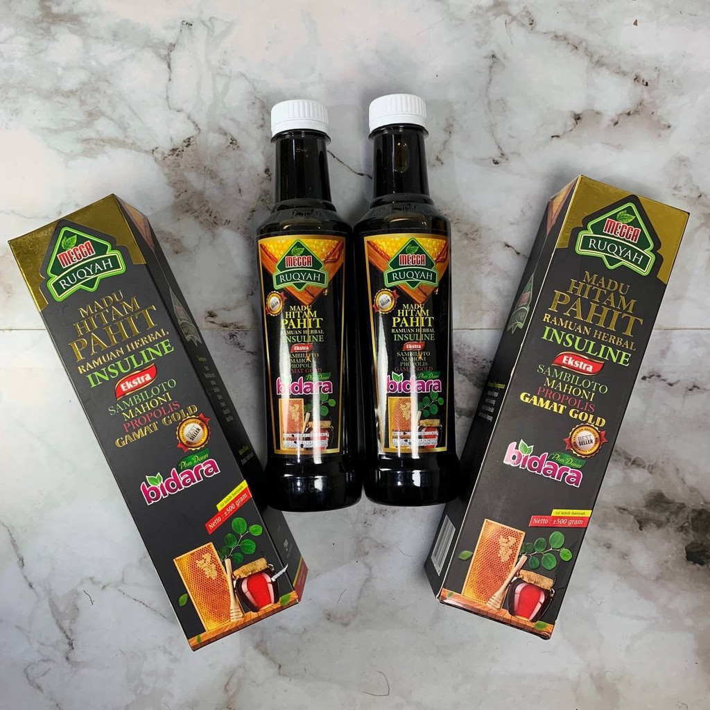 

MADU HITAM PAHIT BIDARA 500GR / MADU HITAM PAHIT INSULINE PROPOLIS HABBATUSAUDA