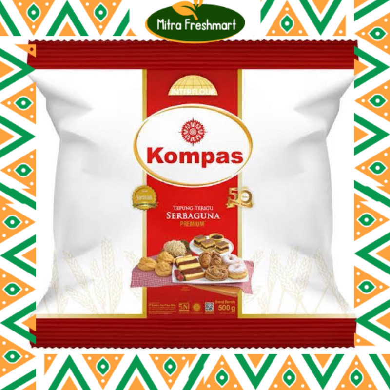 

Tepung Terigu Kompas 500gr