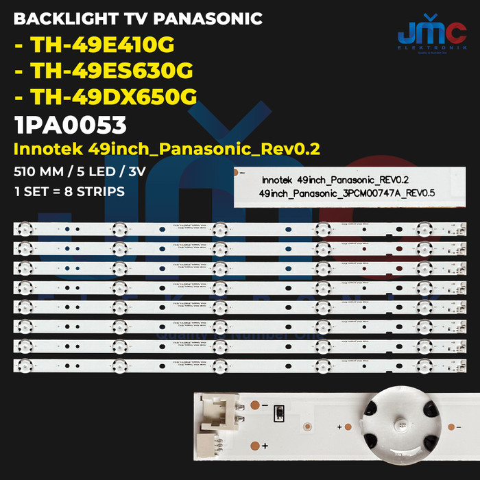 DK23 Backlight TV PANASONIC 49 Inch TH-49E410G TH-49ES630G TH-49DX650D