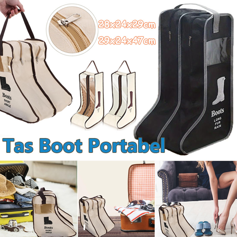 Boots Storage / Tas Sepatu Anti Debu Tas Travel Tempat Penyimpanan Sepatu Boots Storage Sepatu  /Tas