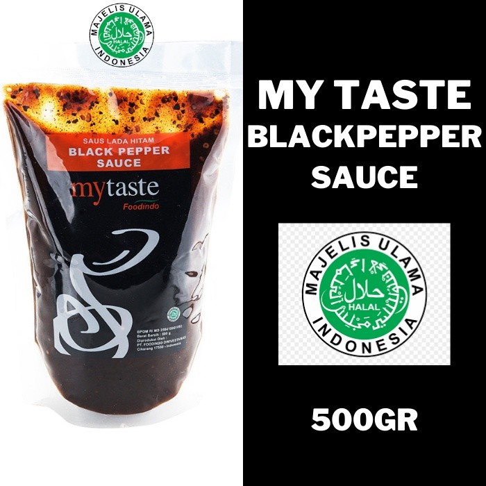 

kimoura shop-undefined-Saos saus Lada Hitam Bumbu Marinasi Steak Blackpepper My Taste 500g Murah Halal