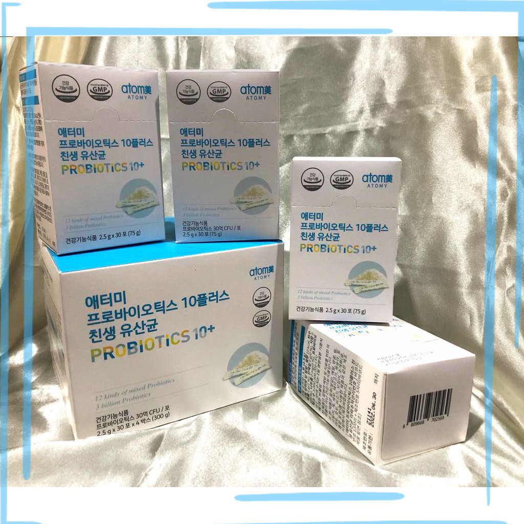READY ATOMY PROBIOTIK 10+ box besar isi 4box kecil = 120sachet Original  | atomy probiotics 10+ | at
