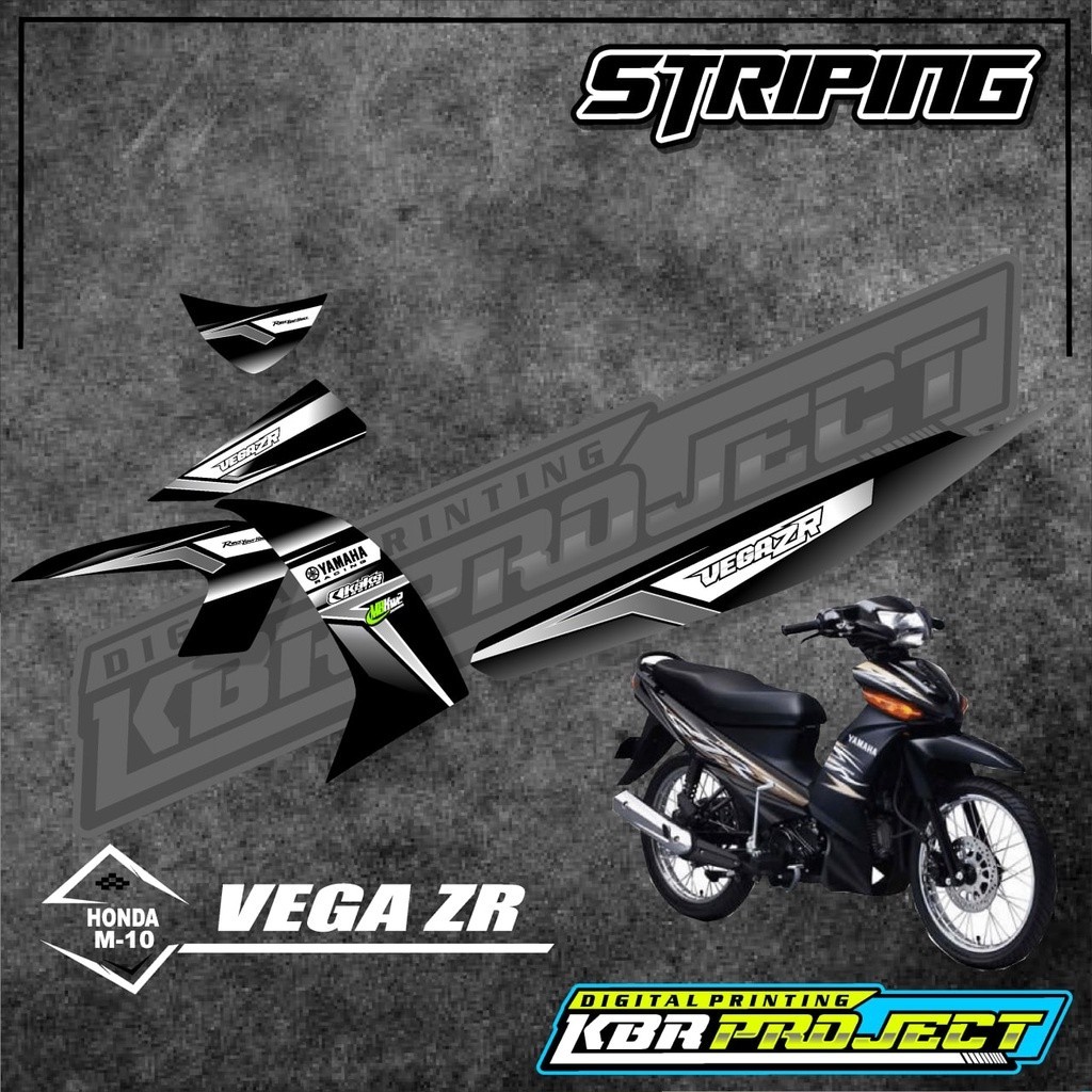 Stiker Vega Striping Variasi Vega Zr Motor Yamaha Motor Sticker Variasi Vega Zr Termurah