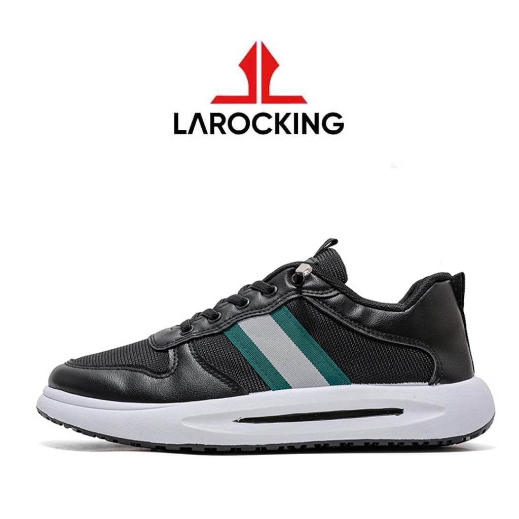 PROMO Larocking - Ruby Hitam | Sepatu Sneakers Olahraga Hitam