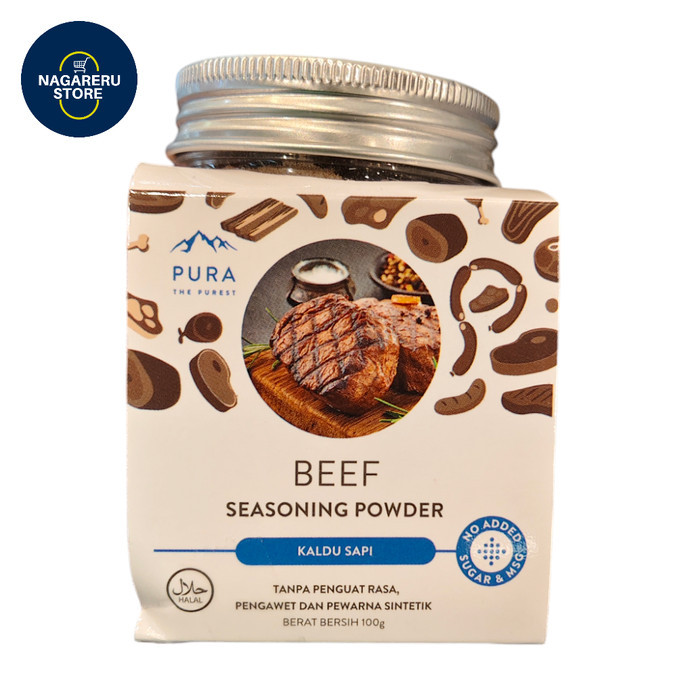 

Pura the purest beef seasoning powder (kaldu sapi) 100gr