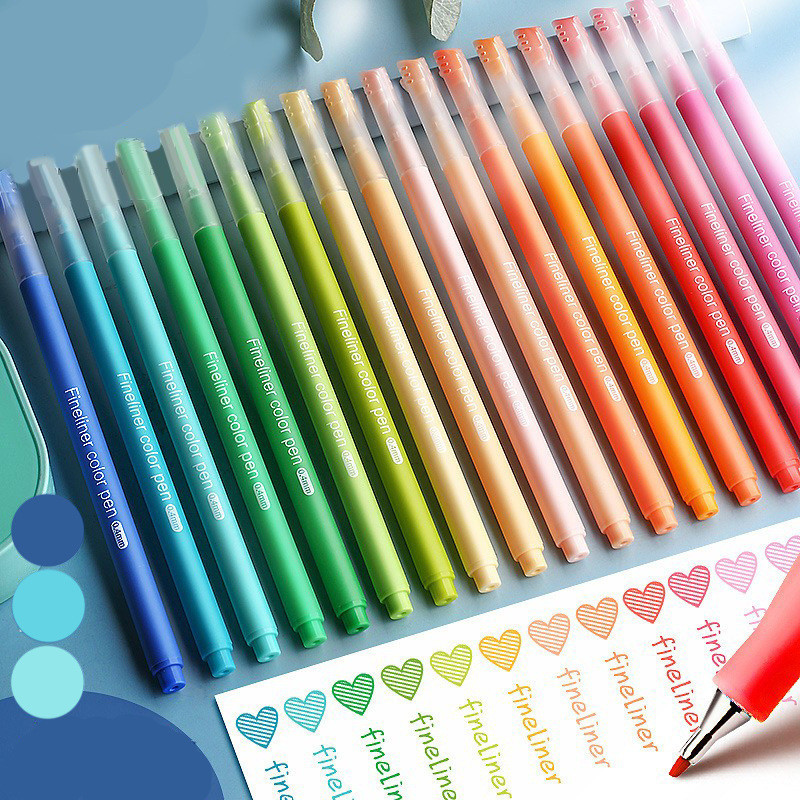 

10 Colors Cute Gel Pens Set Rollerball Micron Fiber Nib Cute Penne Gel Pens for School Funny Journal Pen Supplies Stationary