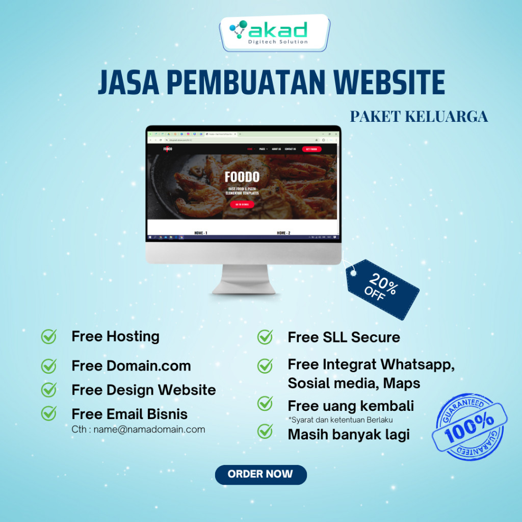 Jasa Pembuatan Website dan Landing Page (KELUARGA)