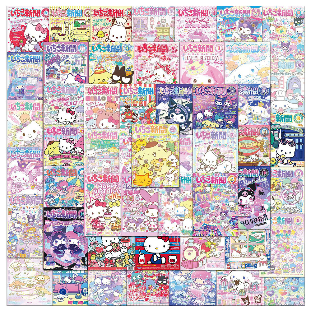 

10/30/50PCS Sanrio Poster Anime Stickers Y Bike Travel Luggage Guitar Laptop Waterproof Graffiti Decal Cute Sticker for Kid
