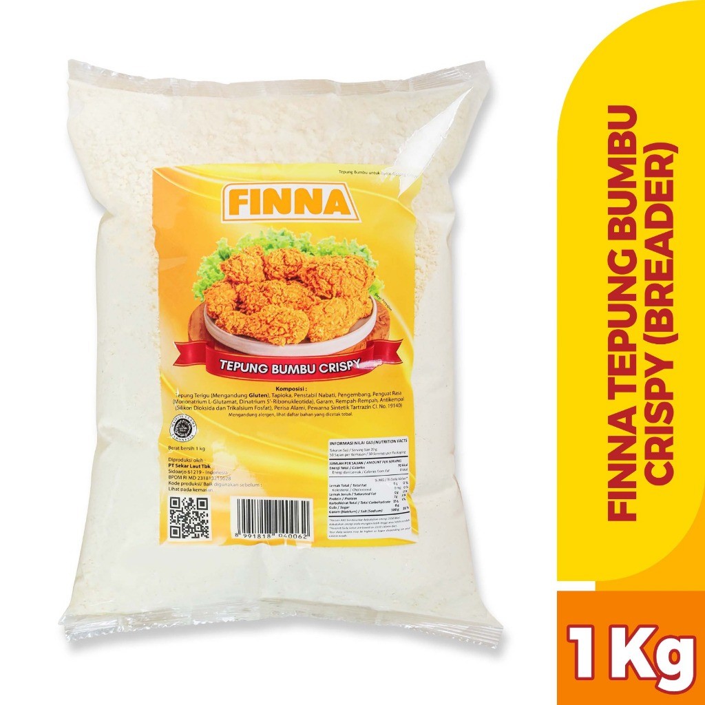 

Finna - Tepung Bumbu Crispy Kemasan 1kg