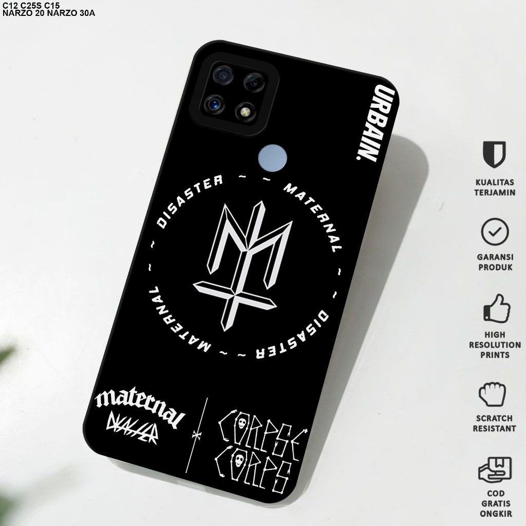 Case Realme C12 - Softcase Realme C12 - Softcase Procamera Motif Maternal - Casing Hp Realme C12 - C