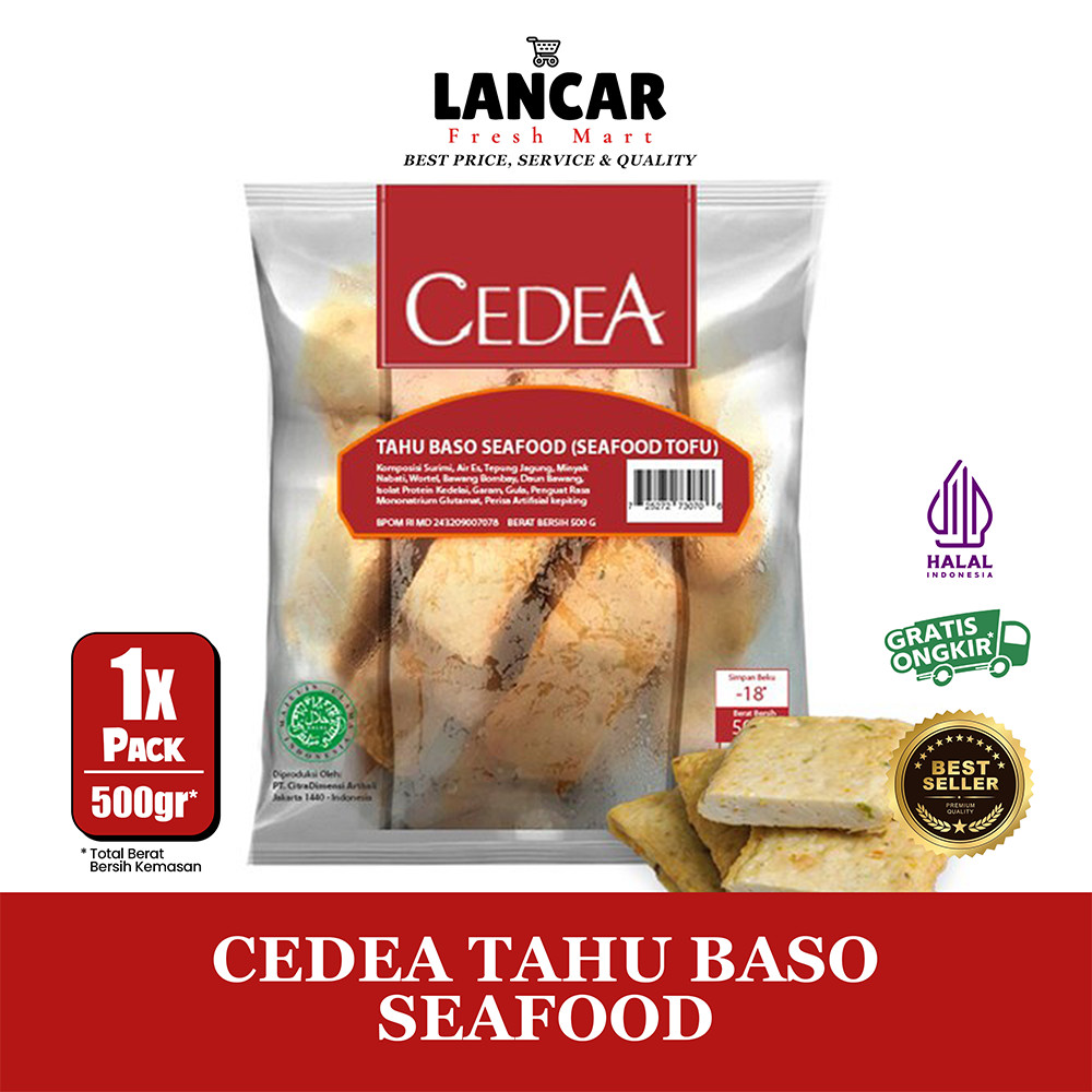 

CEDEA TAHU BASO SEAFOOD 500GR