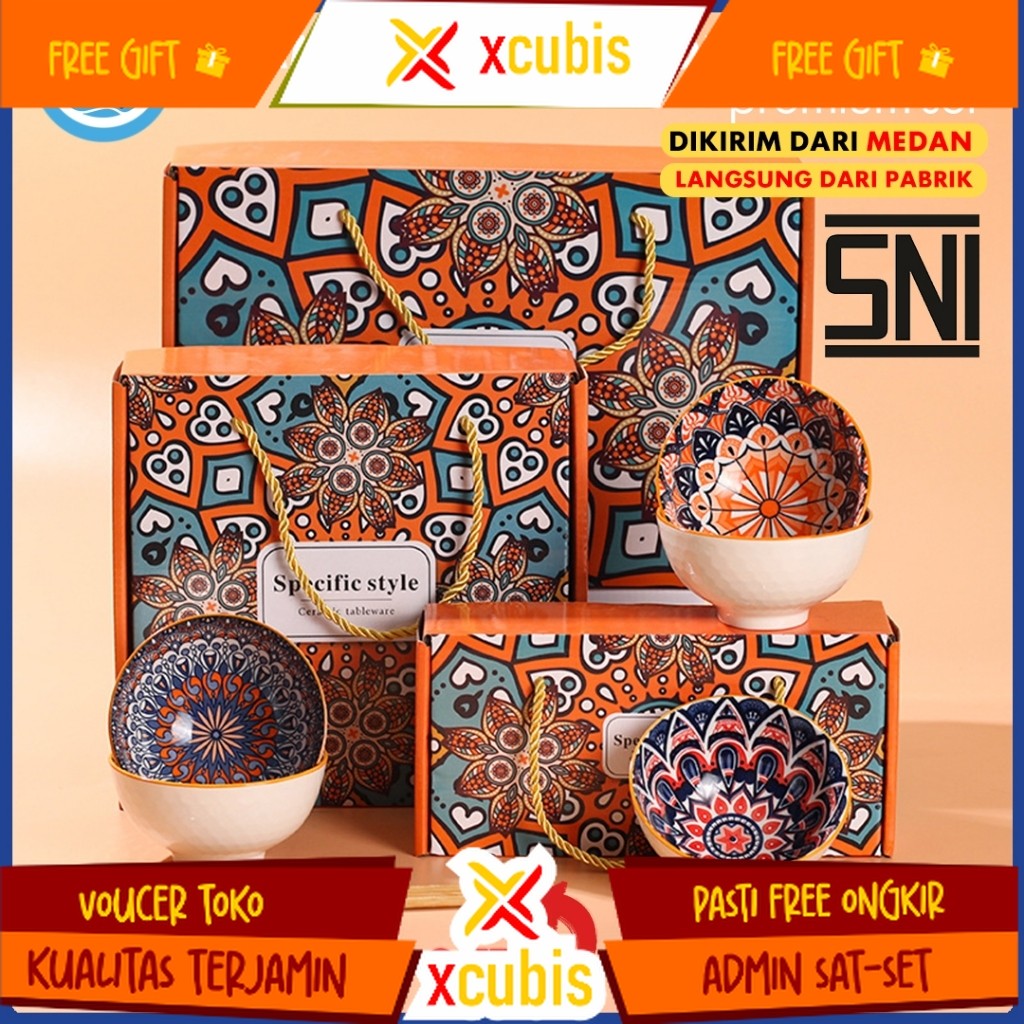 Hampers Mangkok Set / Hampers Piring Keramik Set / Hampers Piring Dan Mangkuk Keramik Cantik