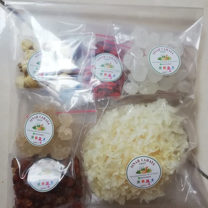 

Paket Peach Gum Komplit dan Sarang burung (bird nest)
