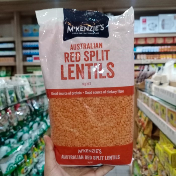 

McKenzie red split lentils 1kg kacang lentil merah - 1 kg