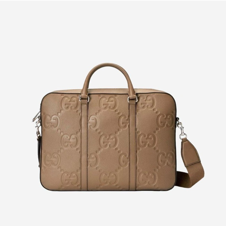 Pre Order 2 Weeks GG Super Double G Briefcase Bag 658573 40x29x6 cm | Tas Selempang Wanita Kulit Asl